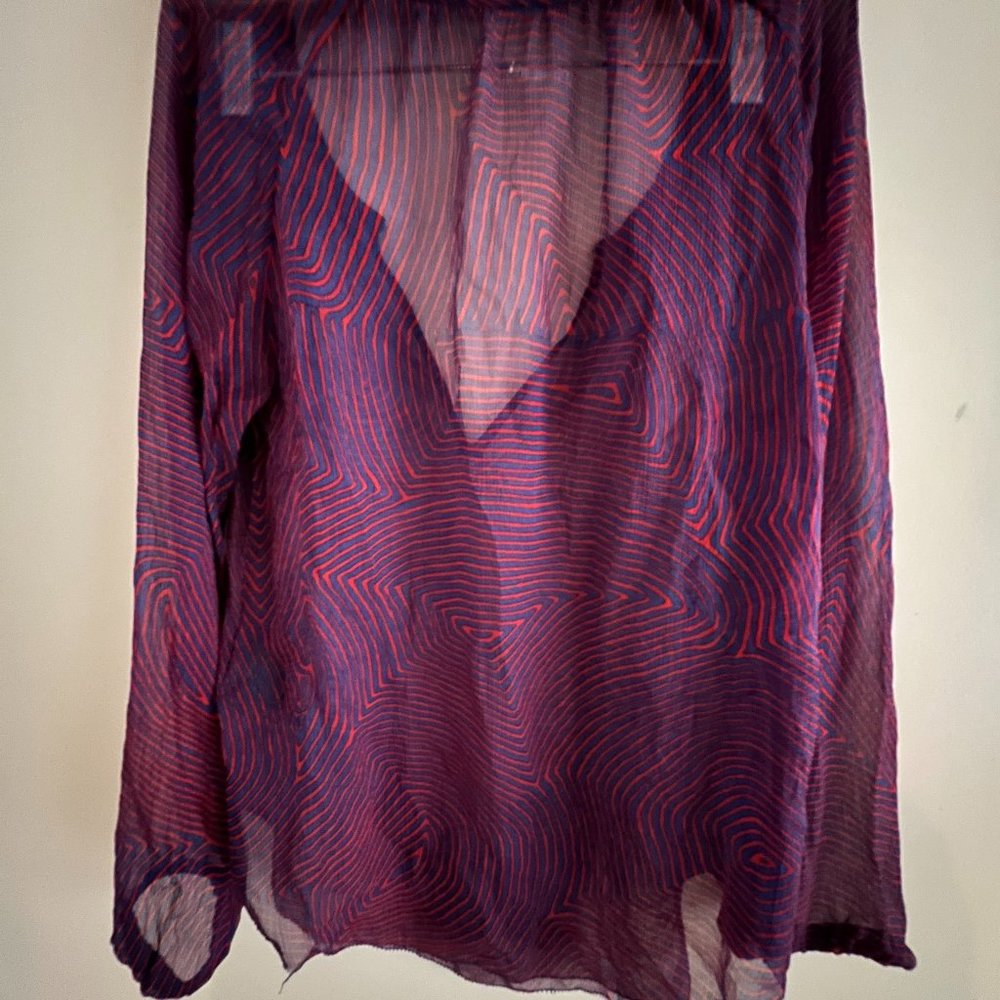 Isabel Marant Sheer Silk Blouse